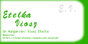 etelka viosz business card